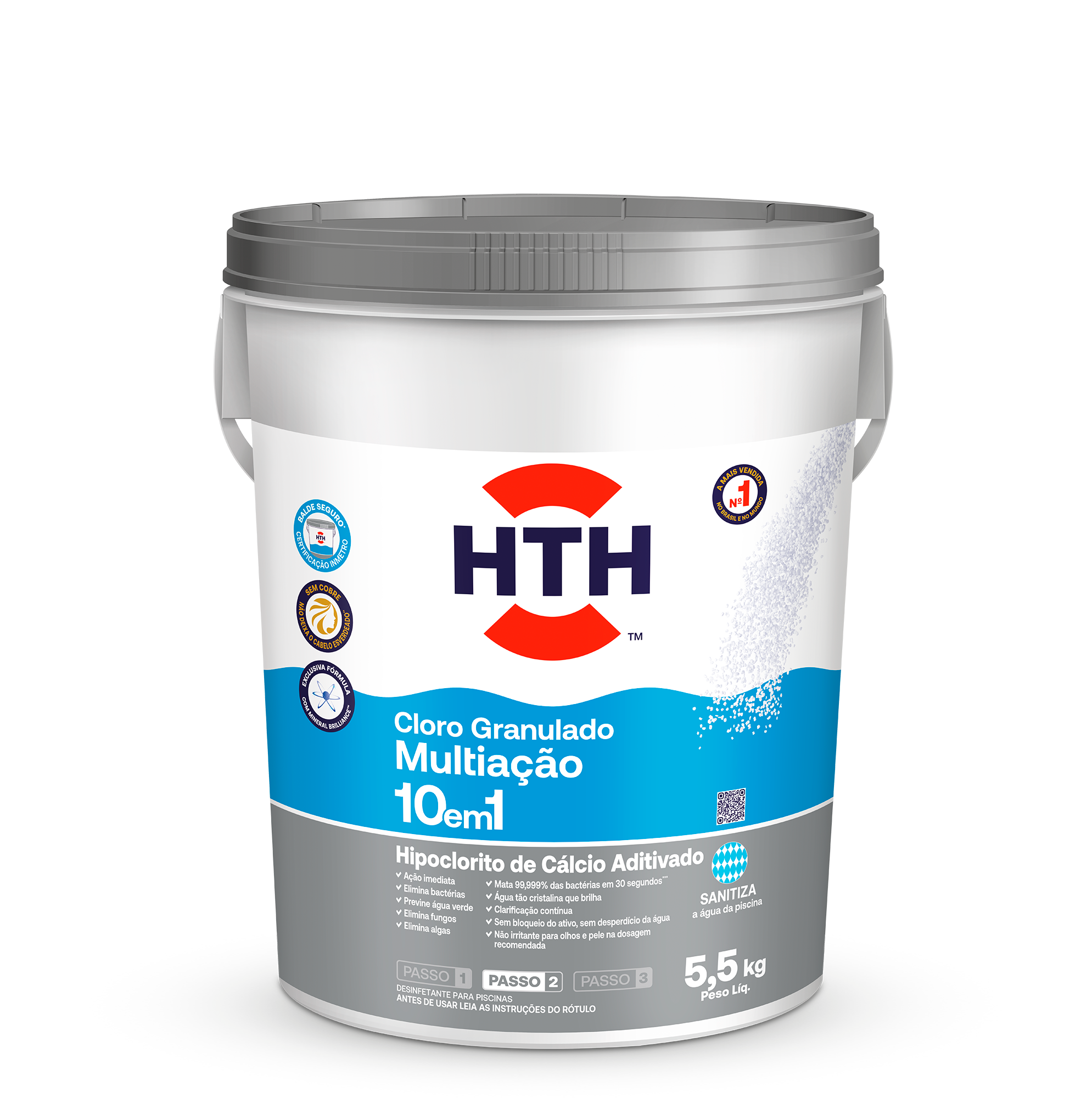 HTH™ Cloro Multiação 10EM1 5,5KG