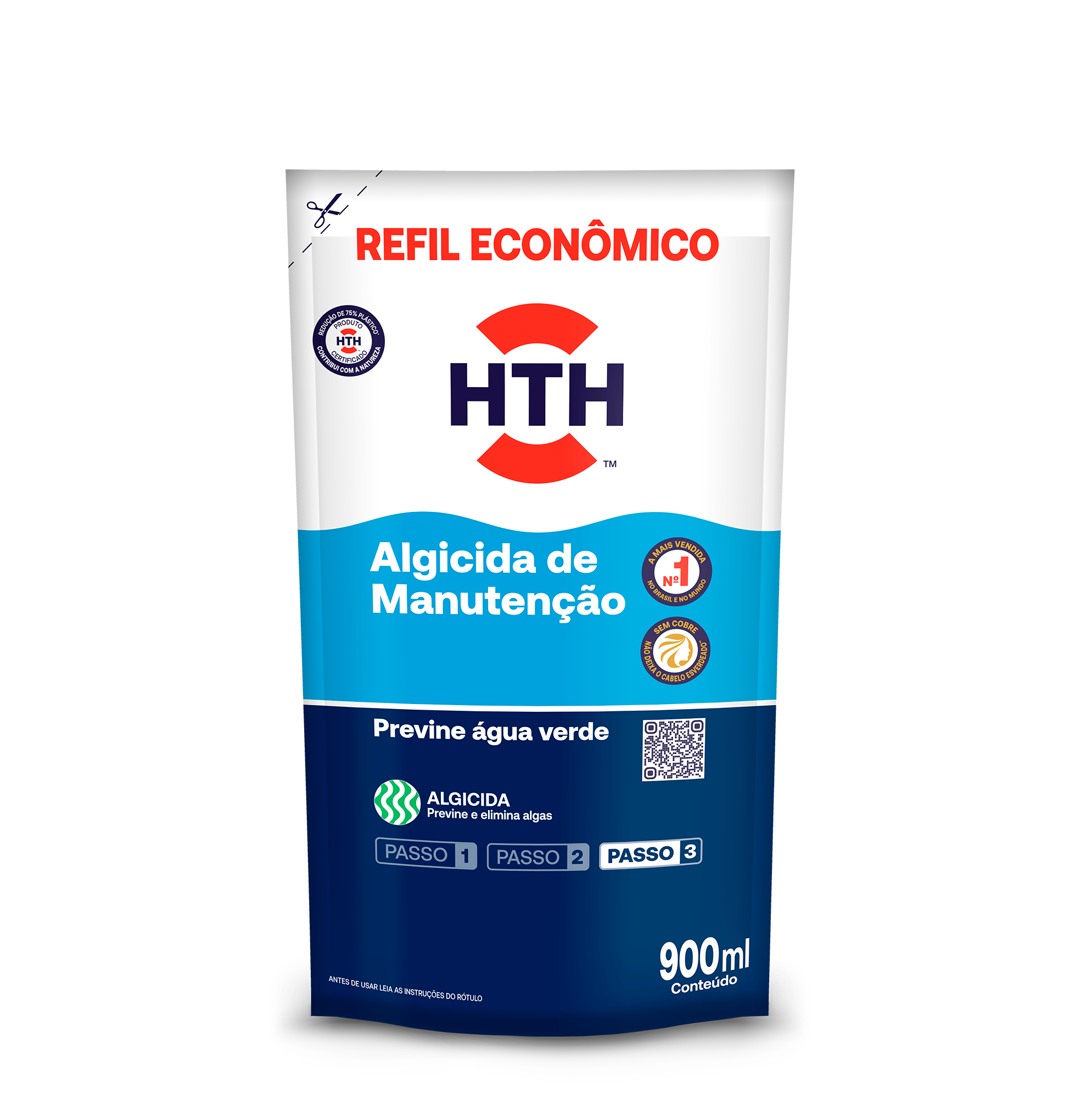 HTH™ Algicida de Manutenção Refil 900ML