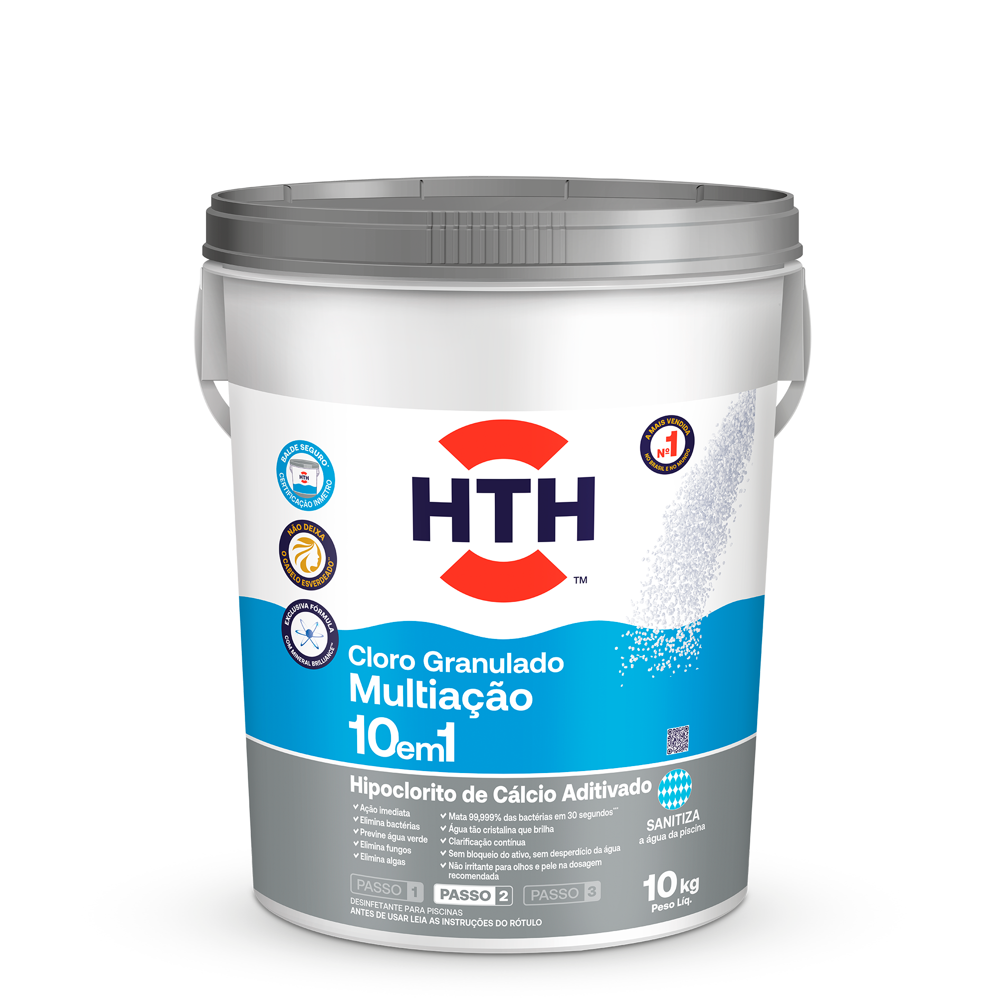 HTH™ Cloro Multiação 10EM1 10KG